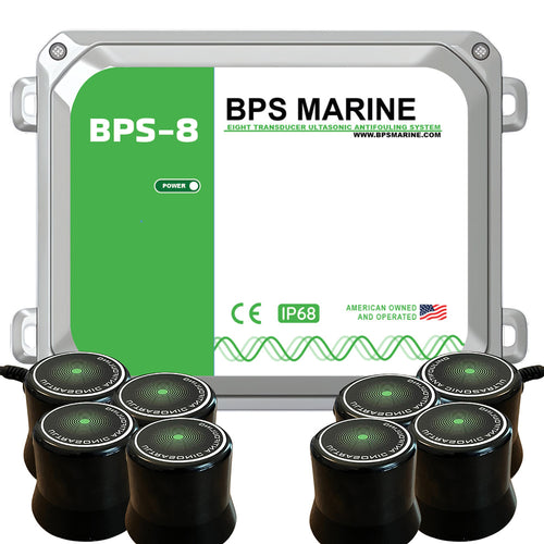 BPS Marine BPS-8 8-Transducer Ultrasonic Antifouling System - 12VDC