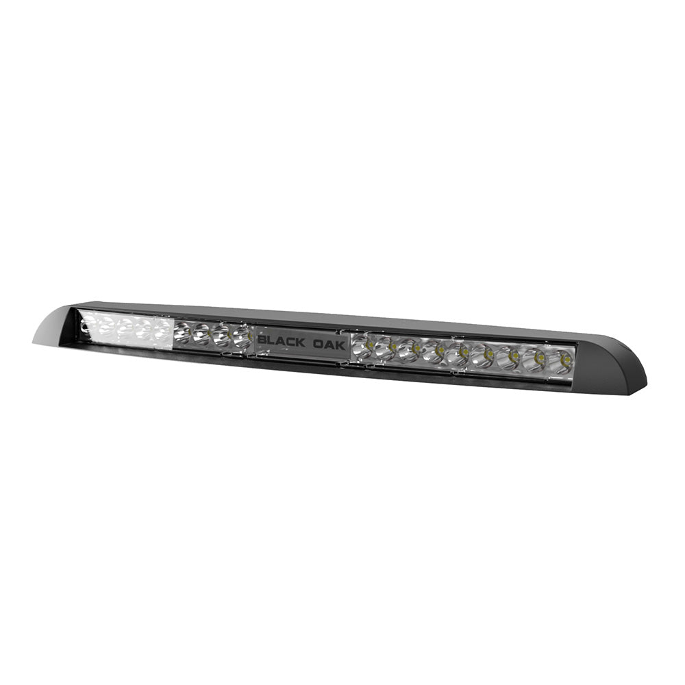Black Oak LP-BS low profile marine spot light bar in black