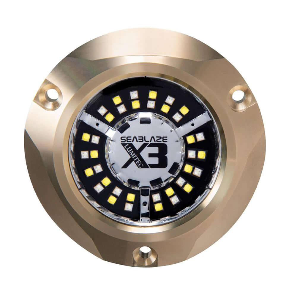 Lumitec SeaBlaze X3 Underwater Light – White/Blue – 101945