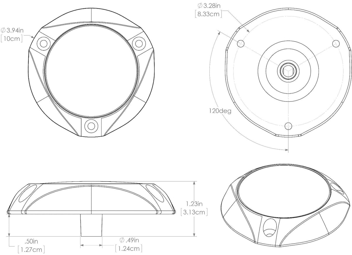 Lumitec SeaBlaze X2 manufacturer mounting dimensions — verify installation clearance