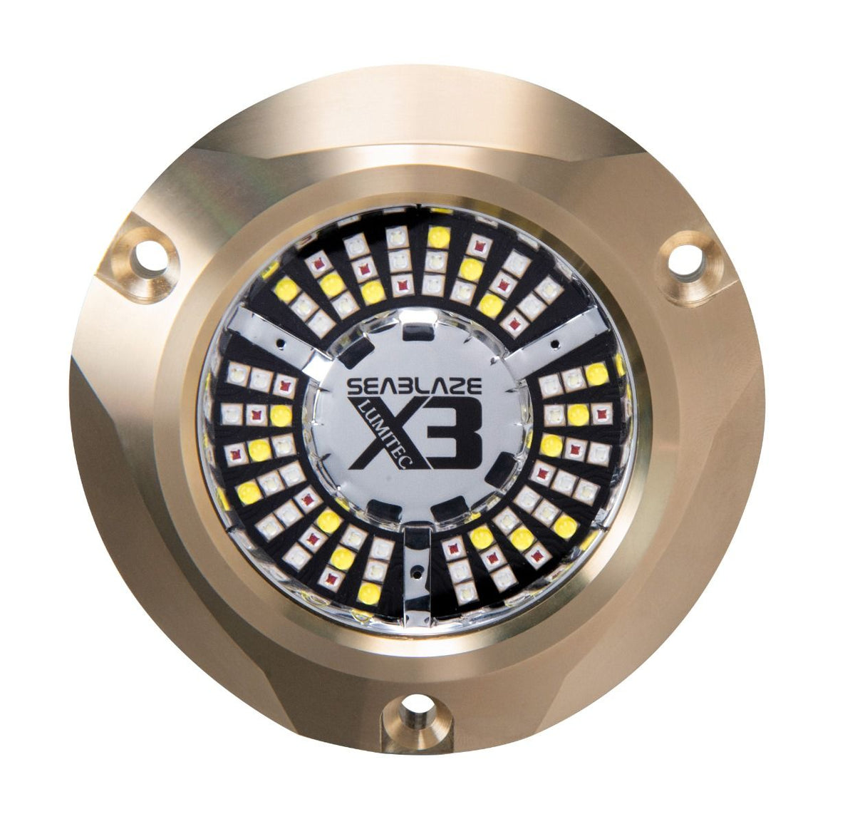 Lumitec SeaBlaze X3 101946 Spectrum RGBW underwater light — manufacturer front view